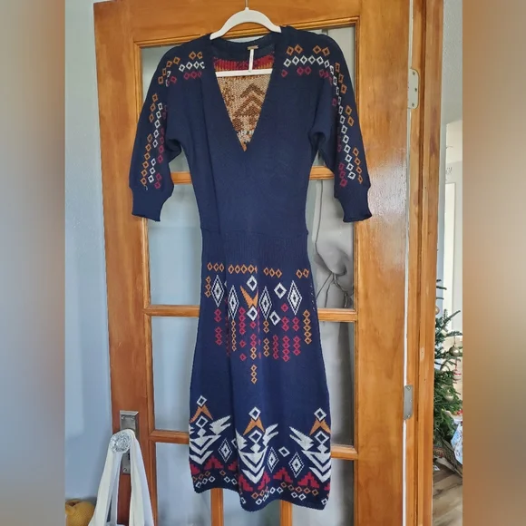 Free People | Dresses | Sweater Midi Dress Made In Italy Free People Xs |  Poshmark
